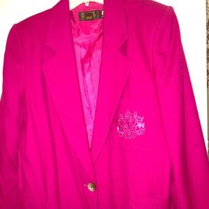 ‼️Quality Vintage Blazer in Fuchsia‼️
